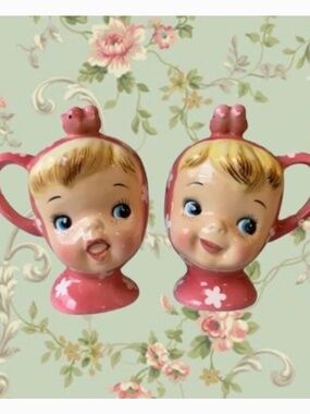 Vintage Miss Cutie Pie Salt and Pepper Shakers